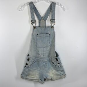 Mossimo Supply Co. Light Wash Shortalls